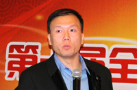 北京市政建设集团有限责任公司组织人事部部长刘翠荣做题为《以“战略思维”方法推进人力资源体系建设》的演讲