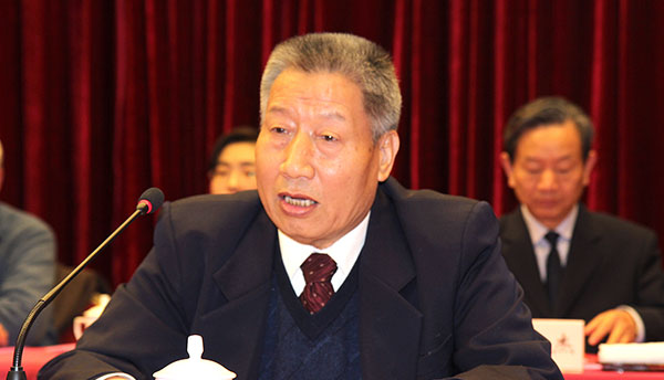 中施企协刘怀副会长主持大会