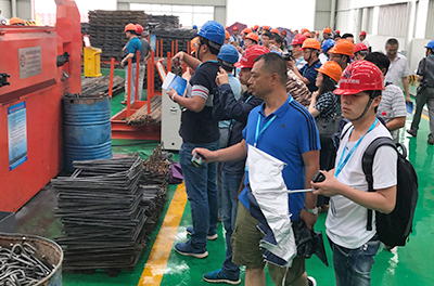 中铁大桥局武汉青山长江大桥项目现场观摩