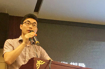 江苏乐建网络科技有限公司商务总监赵晨介绍、演示相关产品