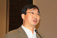 江苏邗建集团副总经理高毅做主题发言