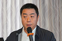 中建三局二公司安装公司深圳平安金融中心项目部经理钟剑做主题发言